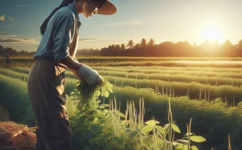 Farm worker - harvesting